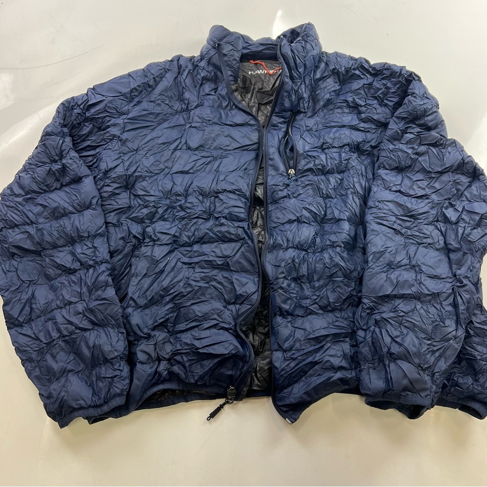 HAWKE & CO Men's Packable Down Puffer Lightweight Jacket Size M L42-20 - Picture 2 of 8